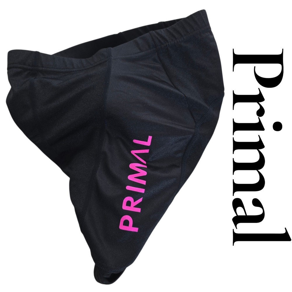 Primal‎ Cycling Shorts Women S Black Nylon Padded Chamois Biking Athletic Gear